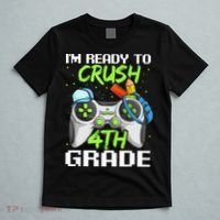 4Th Grade Gamer  Ready To Crush Fourth Grade T-Shirt thumb 5
