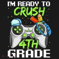 4Th Grade Gamer  Ready To Crush Fourth Grade Mousepad thumb 1