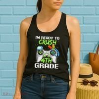 4Th Grade Gamer  Ready To Crush Fourth Grade Women's Tank Top thumb 2