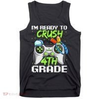 4Th Grade Gamer  Ready To Crush Fourth Grade Tank Top thumb 0