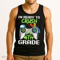 4Th Grade Gamer  Ready To Crush Fourth Grade Tank Top thumb 3