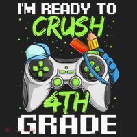 4Th Grade Gamer  Ready To Crush Fourth Grade Golf Towel thumb 3