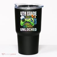 4th Grade Level Unlocked Video Game Back to School Tumbler thumb 0