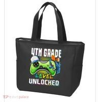 4th Grade Level Unlocked Video Game Back to School Tote Bag thumb 3