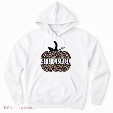 4th Grade Leopard Pumpkin Hoodie