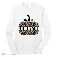 4th Grade Leopard Pumpkin Long Sleeve Shirt thumb 0