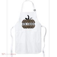 4th Grade Leopard Pumpkin Apron thumb 0