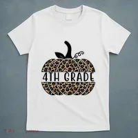 4th Grade Leopard Pumpkin T-Shirt thumb 5