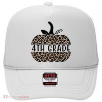 4th Grade Leopard Pumpkin Hat thumb 0