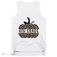 4th Grade Leopard Pumpkin Tank Top thumb 0
