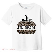 4th Grade Leopard Pumpkin Toddler T-Shirt thumb 0