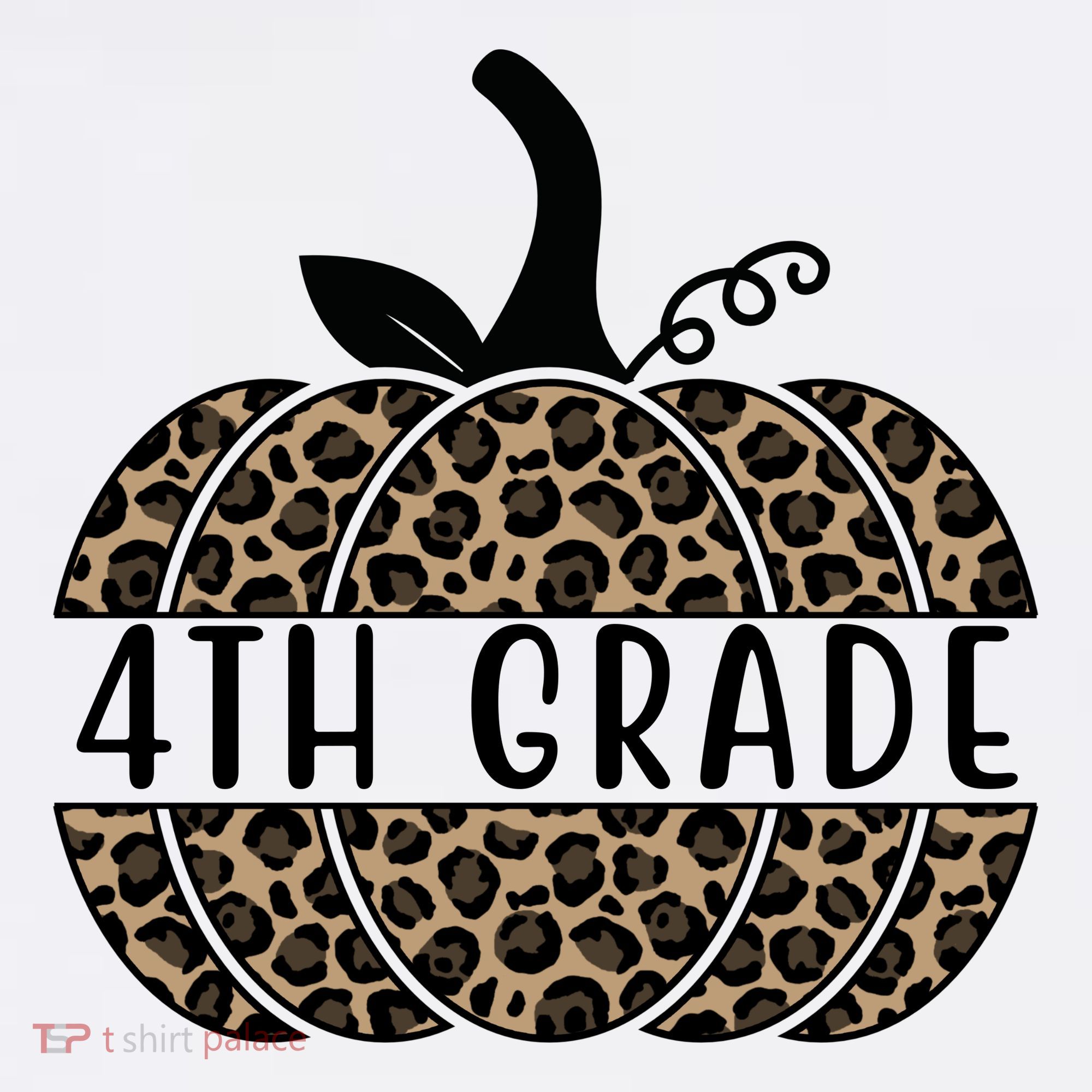 4th Grade Leopard Pumpkin Women's Long Sleeve Shirt