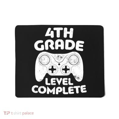 4th Grade Level Complete Video Gamer Graduation Mousepad