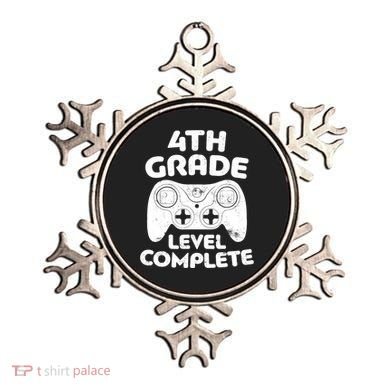 4th Grade Level Complete Video Gamer Graduation Ornament