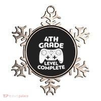 4th Grade Level Complete Video Gamer Graduation Ornament thumb 0