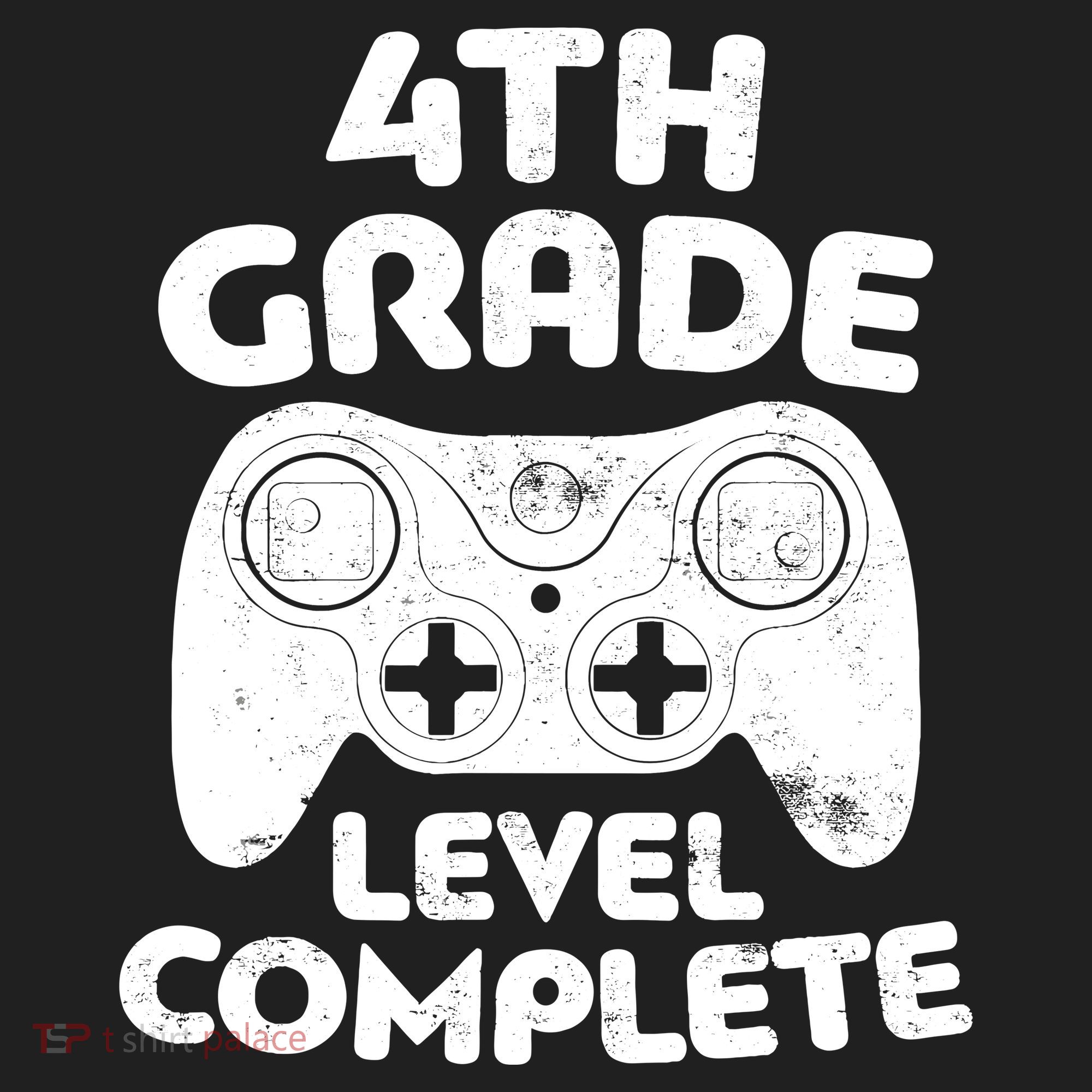 4th Grade Level Complete Video Gamer Graduation Golf Towel