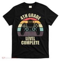 4Th Grade Level Complete Gaming Gamer Graduation T-Shirt thumb 0