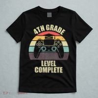 4Th Grade Level Complete Gaming Gamer Graduation T-Shirt thumb 5