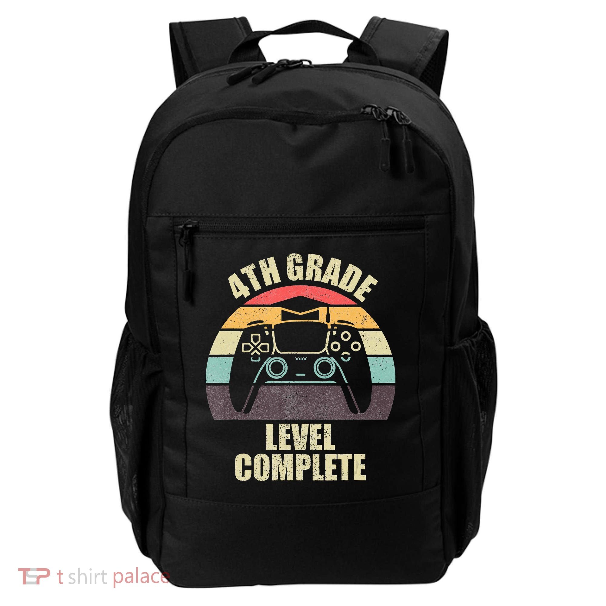 4Th Grade Level Complete Gaming Gamer Graduation Backpack