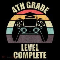 4Th Grade Level Complete Gaming Gamer Graduation Women's Hoodie thumb 2