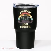 4Th Grade Level Complete Gaming Gamer Graduation Tumbler thumb 0
