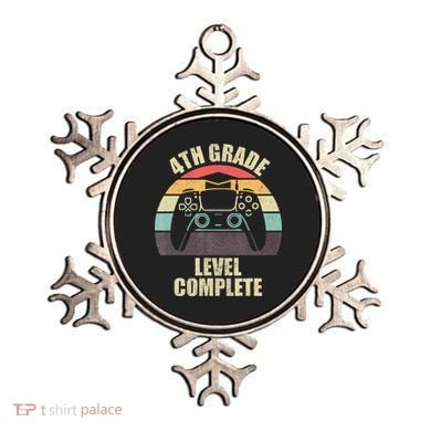 4Th Grade Level Complete Gaming Gamer Graduation Ornament