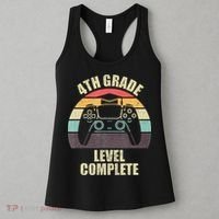4Th Grade Level Complete Gaming Gamer Graduation Women's Tank Top thumb 3