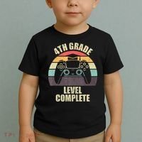 4Th Grade Level Complete Gaming Gamer Graduation Toddler T-Shirt thumb 2