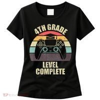 4Th Grade Level Complete Gaming Gamer Graduation Women's T-Shirt thumb 0