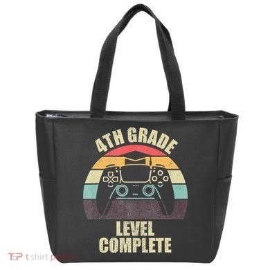 4Th Grade Level Complete Gaming Gamer Graduation Tote Bag