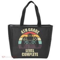 4Th Grade Level Complete Gaming Gamer Graduation Tote Bag thumb 0