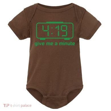 419 Give Me A Minute Baby Bodysuit