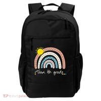 4Th Grade Of Team PreK Squad Crew Teacher Rainbow Backpack thumb 0
