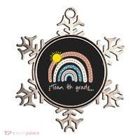 4Th Grade Of Team PreK Squad Crew Teacher Rainbow Ornament thumb 0