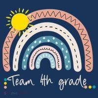 4Th Grade Of Team PreK Squad Crew Teacher Rainbow Women's Hoodie thumb 2