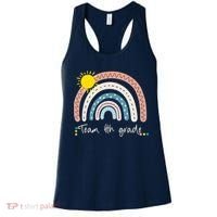 4Th Grade Of Team PreK Squad Crew Teacher Rainbow Women's Tank Top thumb 0