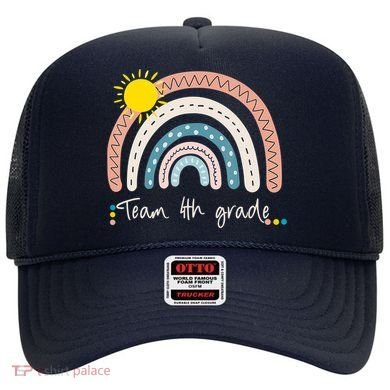 4Th Grade Of Team PreK Squad Crew Teacher Rainbow Hat