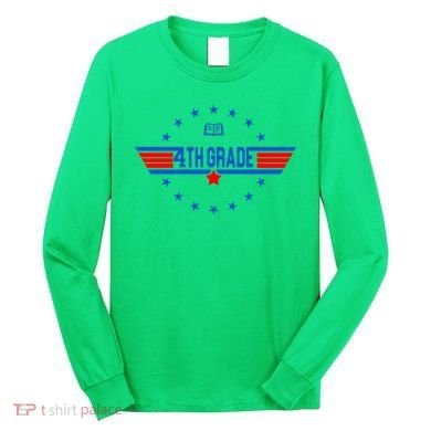 4th Grade Pilot Back To School Long Sleeve Shirt