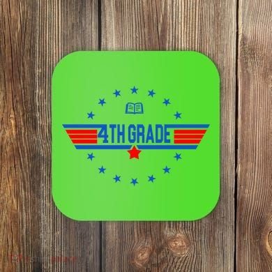 4th Grade Pilot Back To School Coaster