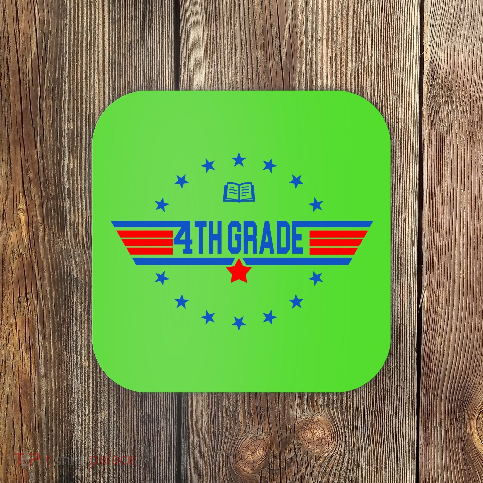 4th Grade Pilot Back To School Coaster