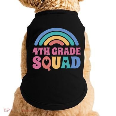 4th Grade Squad Rainbow Doggie Tank
