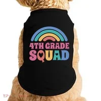 4th Grade Squad Rainbow Doggie Tank thumb 0