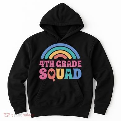 4th Grade Squad Rainbow Hoodie