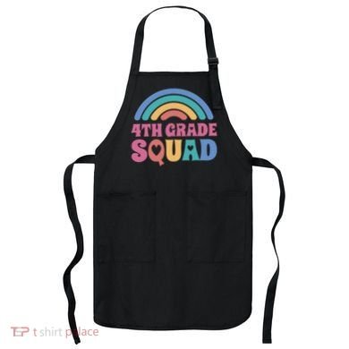 4th Grade Squad Rainbow Apron
