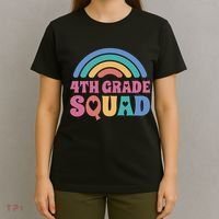 4th Grade Squad Rainbow T-Shirt thumb 4