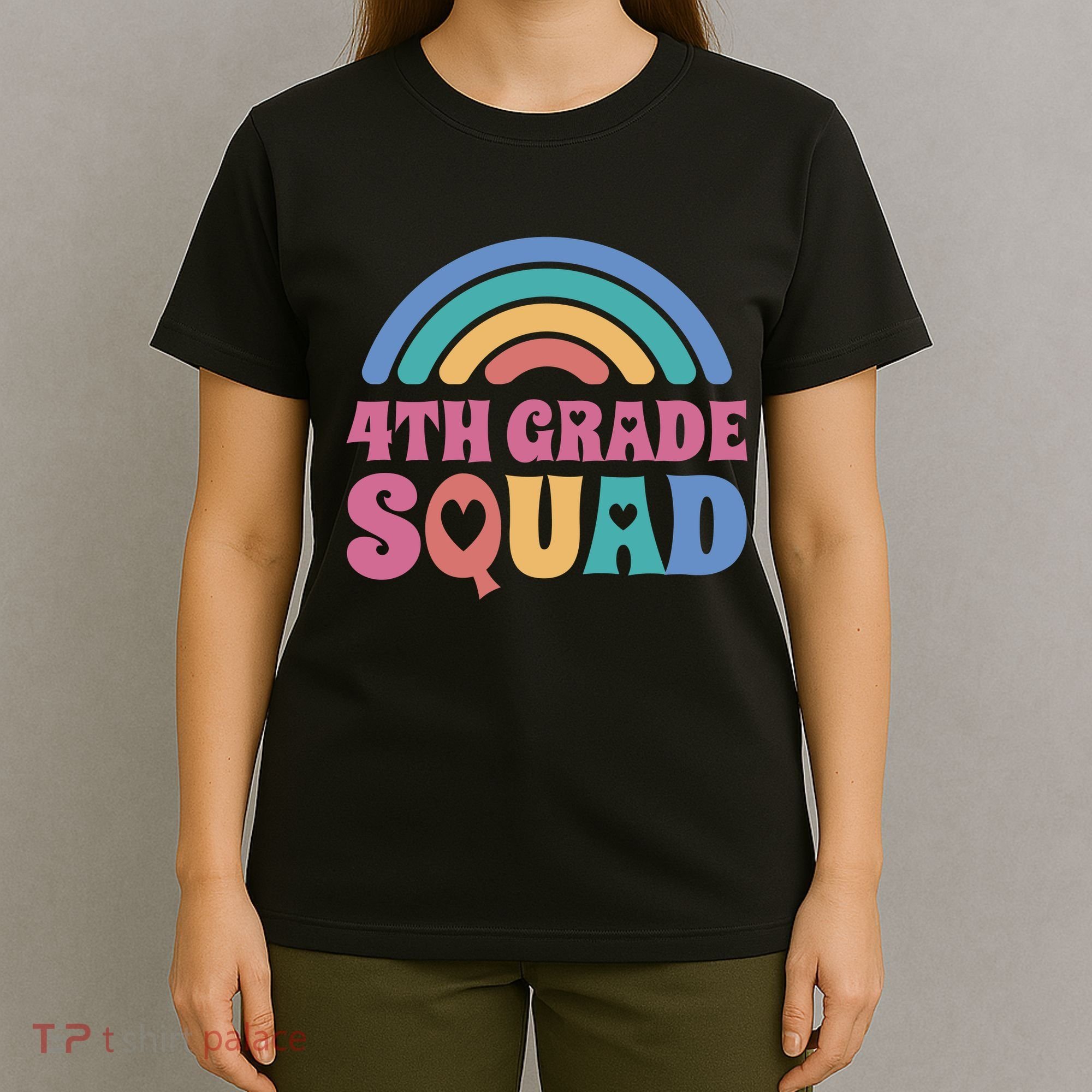 4th Grade Squad Rainbow T-Shirt