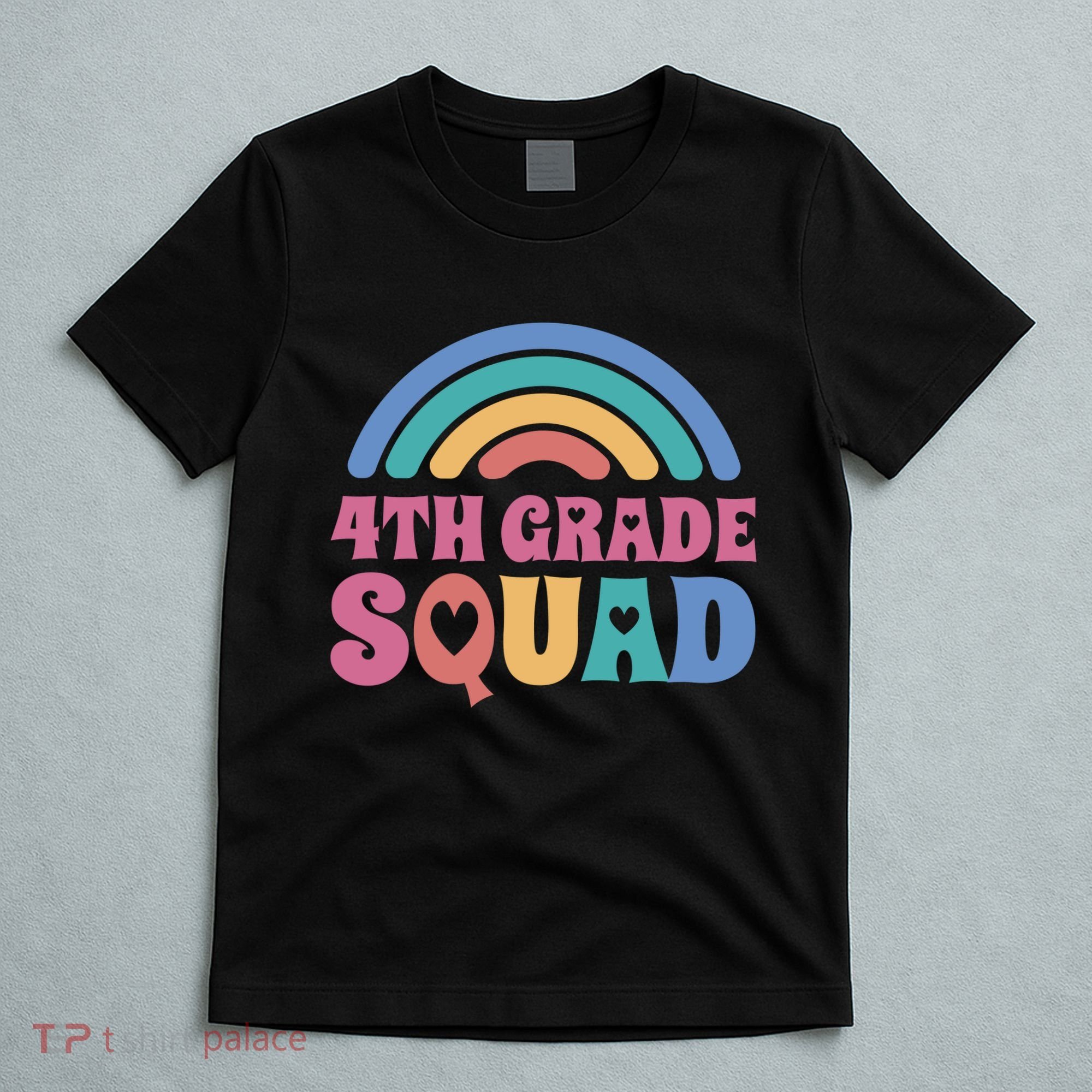 4th Grade Squad Rainbow T-Shirt