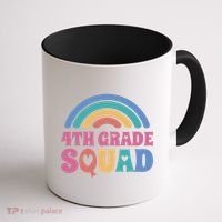 4th Grade Squad Rainbow Coffee Mug thumb 1