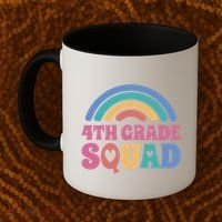 4th Grade Squad Rainbow Coffee Mug thumb 2