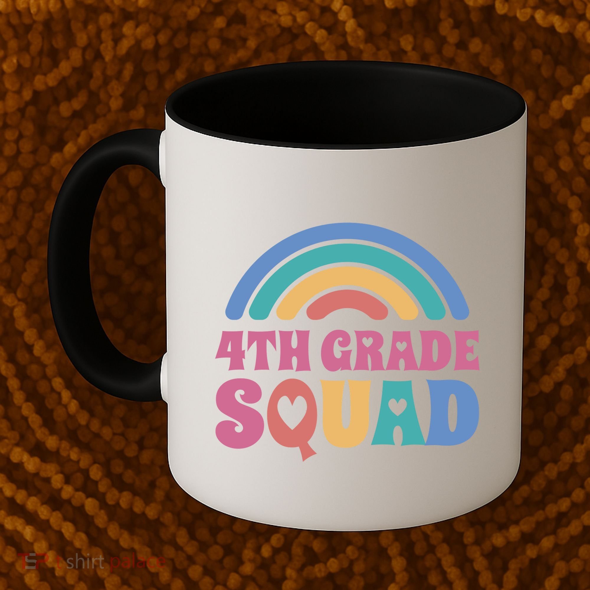 4th Grade Squad Rainbow Coffee Mug